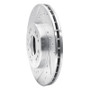 R1 1991-2004 Dodge STEALTH Front Left Drilled & Slotted Silver Brake Rotor
