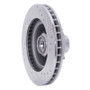 R1 1969-1973 Chrysler New Yorker Front Left Drilled & Slotted Silver Brake Rotor