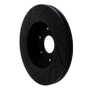 R1 2019-2026 Cadillac Escalade ESV Front Right Drilled & Slotted Black Brake Rotor