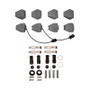 DFC 00-03 Audi A8 Front 5000 Advanced Low Metallic Brake Pads and Hardware Kit