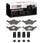 DFC 00-04 Ford Focus Front 5000 Advanced Semi Metallic Brake Pads and Hardware Kit
