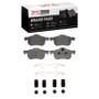 DFC 99-09 Volvo V70/S80/XC70/S60 Front 5000 Advanced Low Metallic Brake Pads and Hardware Kit