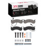 DFC 20-25 Coachmen Mirada Rear 5000 Advanced Semi Metallic Brake Pads and Hardware Kit