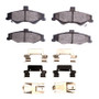 DFC 98-02 Chevrolet Camaro Rear 5000 Advanced Semi Metallic Brake Pads and Hardware Kit
