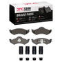 DFC 98-99 Dodge Dakota 4WD Front 5000 Advanced Semi Metallic Brake Pads and Hardware Kit