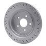 DFC 06-13 Cadillac XLR Rear Drilled Hi-Carbon Alloy Geomet Coated Rotor