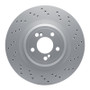 DFC 15-19 BMW X6 Right Rear Drilled Hi-Carbon Alloy Geomet Coated Rotor