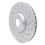 DFC 15-19 BMW X5 Right Front Drilled Hi-Carbon Alloy Geomet Coated Rotor
