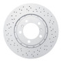 DFC 17-23 Porsche 718 Boxster Right Front Drilled Hi-Carbon Alloy Geomet Coated Rotor