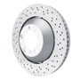 DFC 13-19 Porsche 911 Right Front Drilled Hi-Carbon Alloy Geomet Coated Rotor