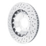DFC 13-19 Porsche 911 Right Front Drilled Hi-Carbon Alloy Geomet Coated Rotor