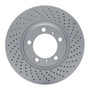DFC 99-23 Porsche 911 Right Front Drilled Hi-Carbon Alloy Geomet Coated Rotor