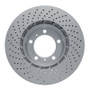 DFC 99-23 Porsche 911 Right Front Drilled Hi-Carbon Alloy Geomet Coated Rotor