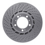 DFC 98-12 Porsche 911 Right Front Drilled Hi-Carbon Alloy Geomet Coated Rotor