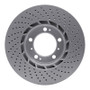 DFC 98-12 Porsche Cayman Left Front Drilled Hi-Carbon Alloy Geomet Coated Rotor