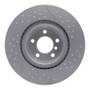 DFC 12-20 BMW 230i xDrive Rear GeoSPEC Coated Rotor - Dimpled and Slotted