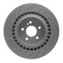 DFC 05-11 Mercedes-Benz SLK55 AMG Rear Drilled GeoSPEC Coated Rotor and Slotted