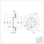 DFC 08-15 Mitsubishi Lancer Rear Brake Rotor