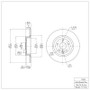 DFC 16-19 Land Rover Range Rover Evoque Rear Brake Rotor