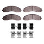 DFC 17-24 Ford F-550 Super Duty Front/Rear 4000 HybriDynamic Brake Pads and Hardware Kit