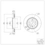 DFC 03-11 Cadillac BLS (Mexico) Rear Brake Rotor