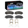 DFC 06-20 Acura TL Front 4000 HybriDynamic Brake Pads and Hardware Kit
