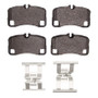 DFC 07-13 Porsche 911 Rear 4000 HybriDynamic Brake Pads and Hardware Kit