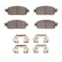 DFC 20-25 Nissan Kicks Front 4000 HybriDynamic Brake Pads and Hardware Kit