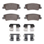 DFC 20-25 Hyundai Sonata Rear 4000 HybriDynamic Brake Pads and Hardware Kit