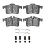 DFC 13-15 Jaguar XKR Rear 5000 Advanced Low Metallic Brake Pads and Hardware Kit