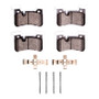 DFC 11-13 Mercedes-Benz C63 AMG Rear 5000 Advanced Low Metallic Brake Pads and Hardware Kit