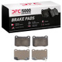 DFC 08-14 Lexus IS F Rear 5000 Advanced Low Metallic Brake Pads