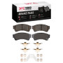 DFC 06-13 Mazda 6 Front 5000 Advanced Ceramic Brake Pads and Hardware Kit