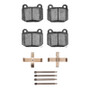DFC 03-06 Mitsubishi Lancer Rear Euro 5000 Ceramic Brake Pads and Hardware Kit