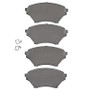 DFC 01-05 Mazda Miata Front 5000 Advanced Ceramic Brake Pads