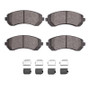 DFC 01-07 Buick Rendezvous Front 5000 Advanced Semi Metallic Brake Pads and Hardware Kit