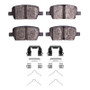 DFC 16-21 Cadillac CT6 Rear 5000 Advanced Low Metallic Brake Pads and Hardware Kit