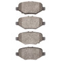 DFC 13-19 Ford Explorer Rear 5000 Advanced Semi Metallic Brake Pads