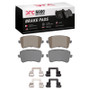 DFC 13-17 Audi Q5 (Mexico) Rear 5000 Advanced Ceramic Brake Pads and Hardware Kit