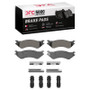 DFC 97-04 Dodge B1500 Front 5000 Advanced Semi Metallic Brake Pads and Hardware Kit