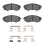DFC 05-06 Hyundai Elantra Front 5000 Advanced Ceramic Brake Pads and Hardware Kit