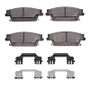 DFC 04-09 Cadillac SRX Rear 5000 Advanced Ceramic Brake Pads and Hardware Kit