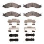 DFC 03-10 Chevrolet C5500 Kodiak Rear/Front Heavy Duty Pads and Hardware Kit