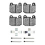 DFC 77-83 BMW 320I (USA/Canada) Front 5000 Advanced Low Metallic Brake Pads and Hardware Kit