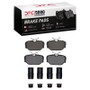 DFC 84-91 BMW 325e Front 5000 Advanced Low Metallic Brake Pads and Hardware Kit