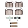 DFC 74-77 Audi 100 Series Front 5000 Advanced Semi Metallic Brake Pads and Hardware Kit