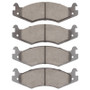 DFC 92-06 Hummer H1 Front/Rear 5000 Advanced Low Metallic Brake Pads