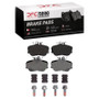 DFC 94-98 Mercedes-Benz C280 Front 5000 Advanced Low Metallic Brake Pads and Hardware Kit