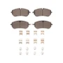 DFC 21-24 Jaguar E-Pace Front 5000 Advanced Ceramic Brake Pads and Hardware Kit