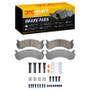 DFC 98-25 Beaver Motorcoach Monterey Front/Rear Heavy Duty Pads and Hardware Kit
